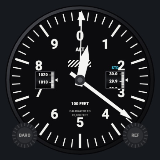 Altimeter: Three-pointer