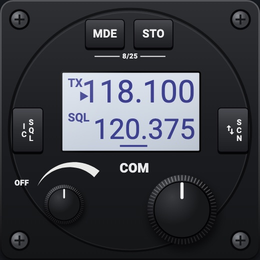 AR6201-style COM: COM 1