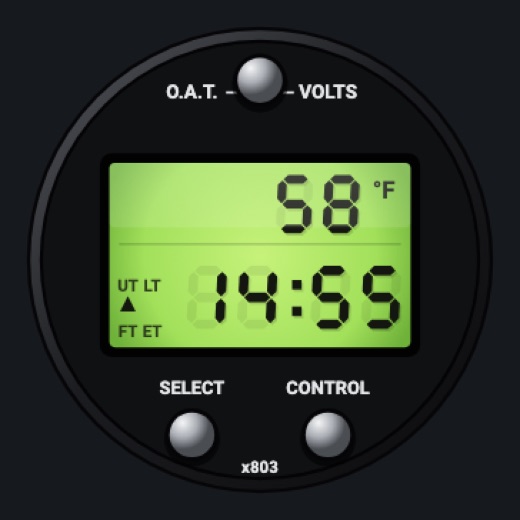 Digital clock (M803 style): C172 (M803)