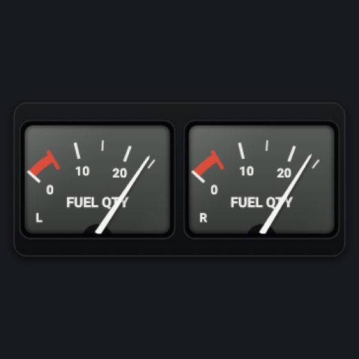 Fuel quantity (C152 style): C152 style