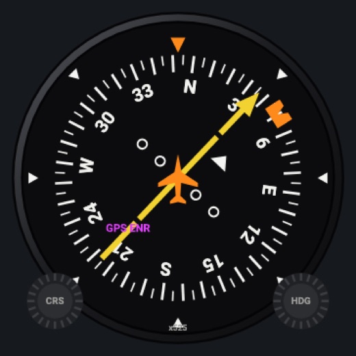HSI (KI 525A style): GPS