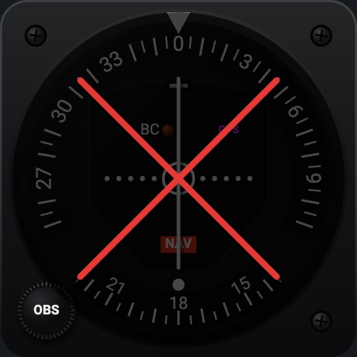 IN-385A-style VOR / LOC indicator: GPS