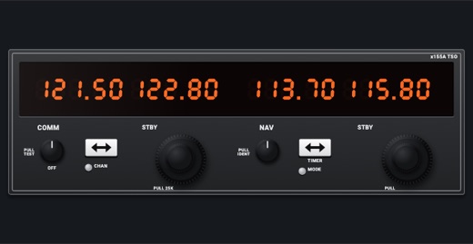KX 155A-style NAV/COM: NAV/COM 2