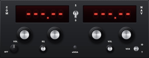 RT-385A-style NAV/COM: NAV/COM 2