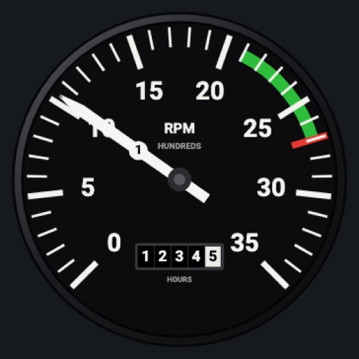 Tachometer: Both