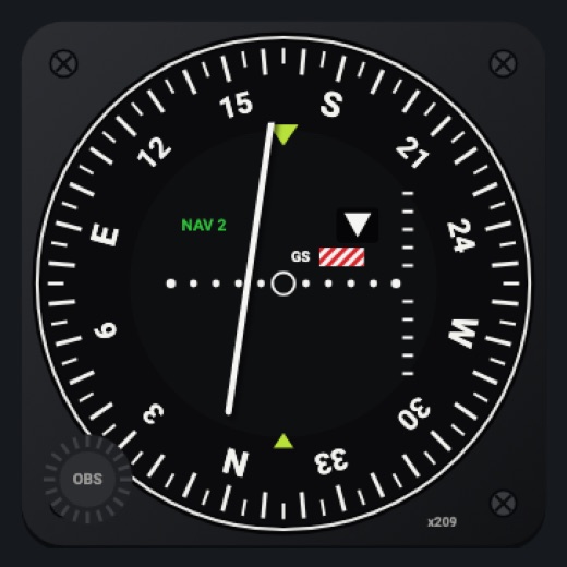 VOR / OBS: NAV 2